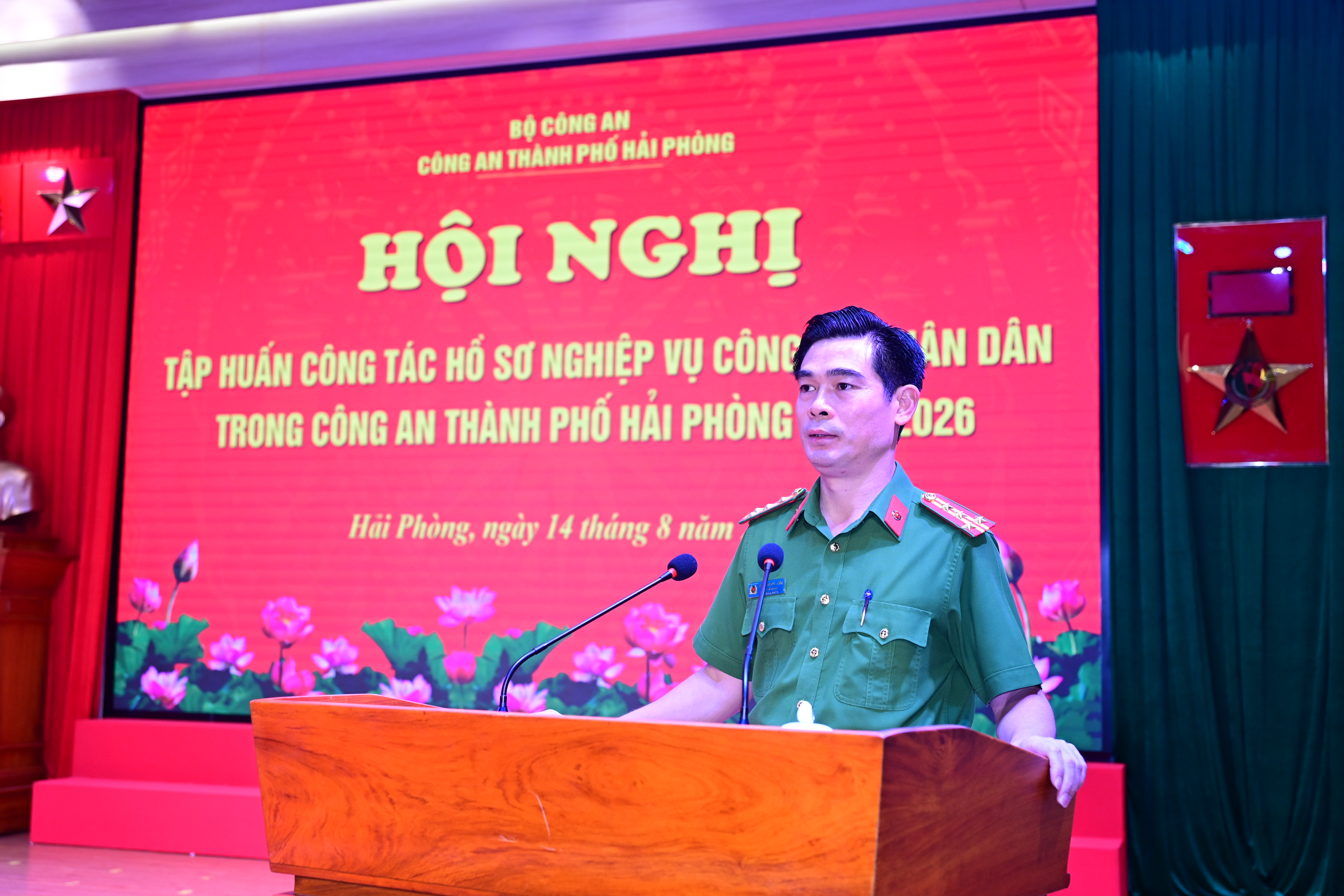 Công an thành phố Hải Phòng tập huấn công tác hồ sơ nghiệp vụ 